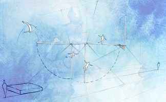 Creating an Acrobatic Design 01 - Blue Sky Talk w/Chad Leslie